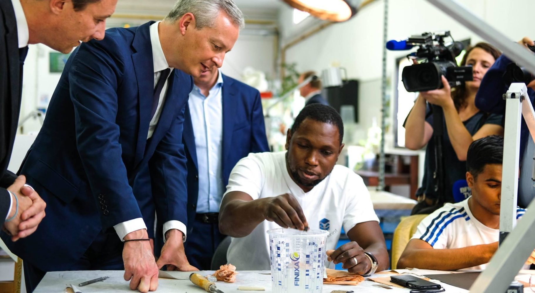 Visite de Bruno lemaire