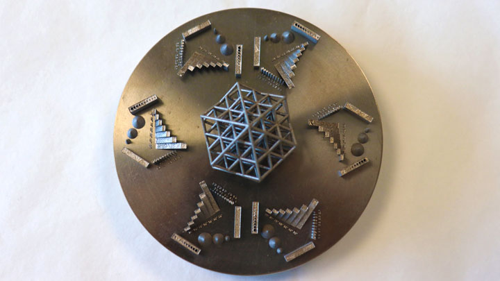Exemple de pièce 3D réalisé en fusion métal pour les métaux précieux